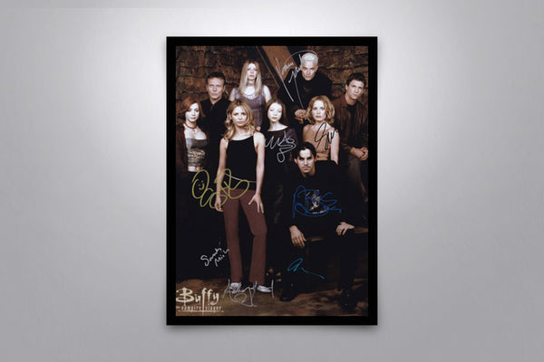 Buffy the Vampire Slayer Signed Poster with COA