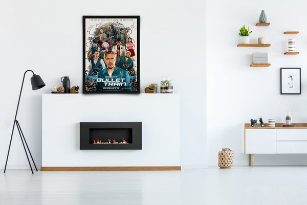 Bullet Train Signed Poster with COA