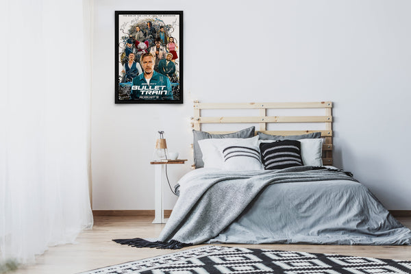 Bullet Train Signed Poster with COA
