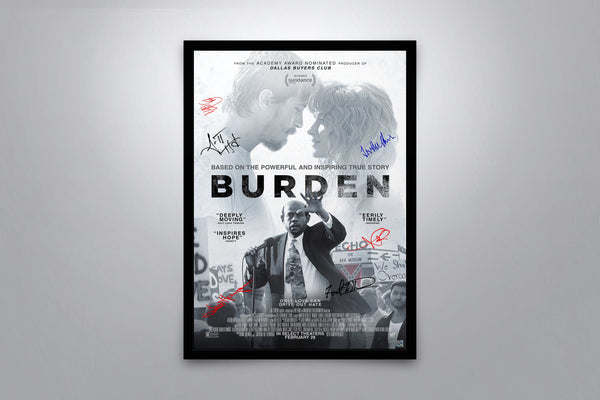 Burden Signed Poster with COA