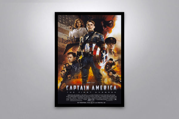 Captain America: The First Avenger Signed Poster with COA