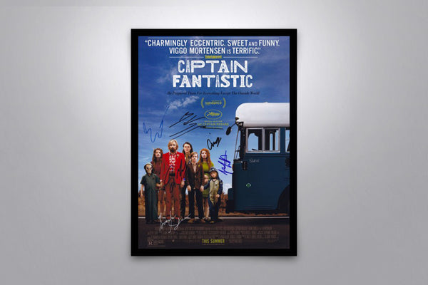 Captain Fantastic Signed Poster with COA