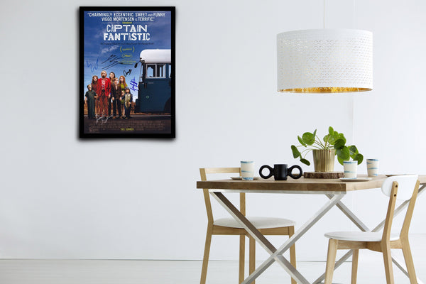 Captain Fantastic Signed Poster with COA