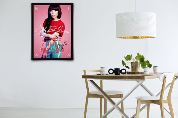 Carly Rae Jepsen: Kiss Signed Poster with COA