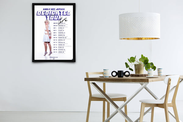 Carly Rae Jepsen: Dedicated Signed Poster with COA