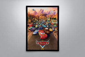 Cars Signed Poster with COA