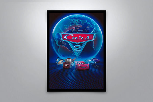 Cars 2 Signed Poster with COA