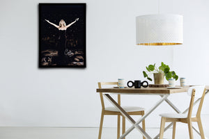 Celine Dion Signed Poster with COA