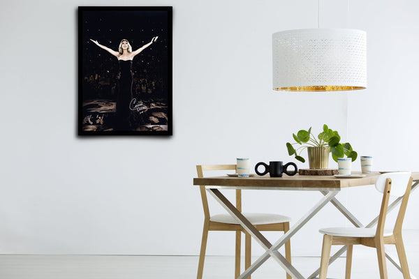 Celine Dion Signed Poster with COA