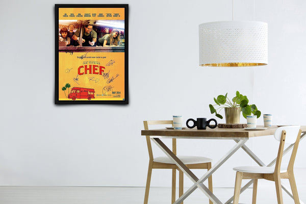 Chef Signed Poster with COA