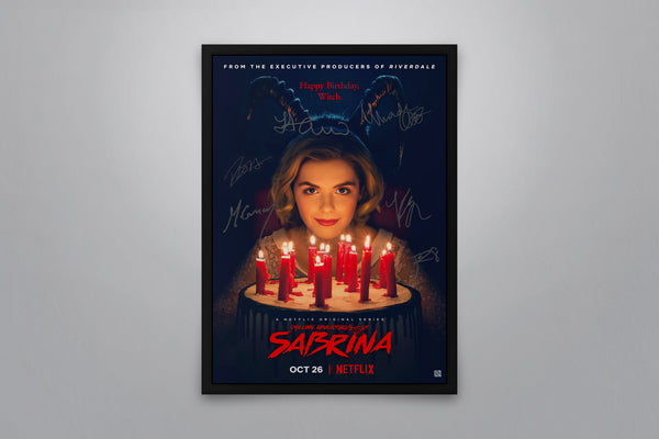 Chilling Adventures of Sabrina Signed Poster with COA