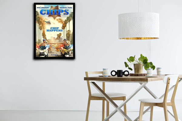 Chips Signed Poster with COA
