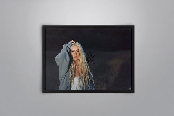 Christina Aguilera La Luz - Signed Poster + COA