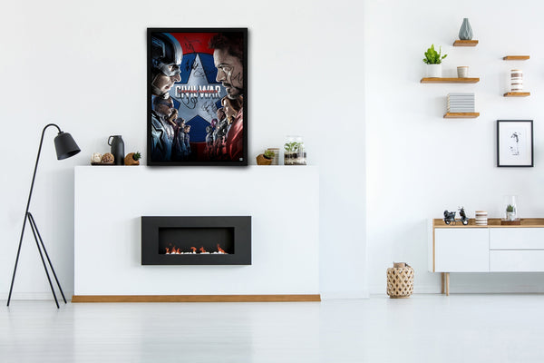 Captain America: Civil War Signed Poster with COA