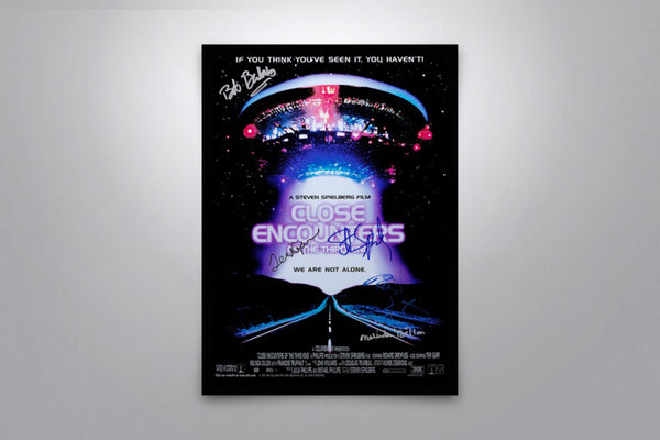 Close Encounters of the Third Kind Signed Poster with COA