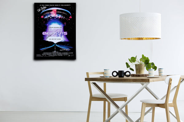 Close Encounters of the Third Kind Signed Poster with COA