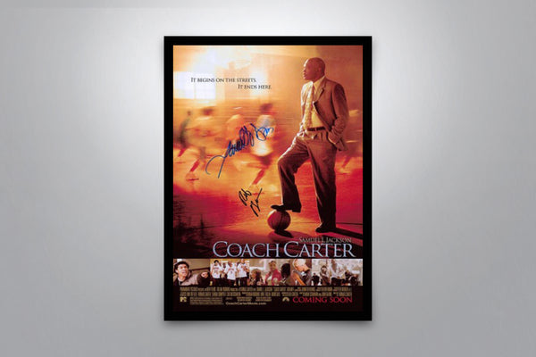 Coach Carter  Signed Poster with COA