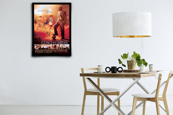 Coach Carter  Signed Poster with COA