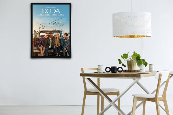 CODA Signed Poster with COA