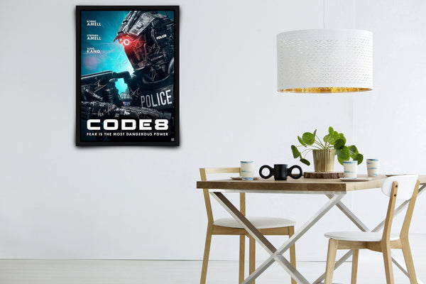 Code 8 Signed Poster with COA