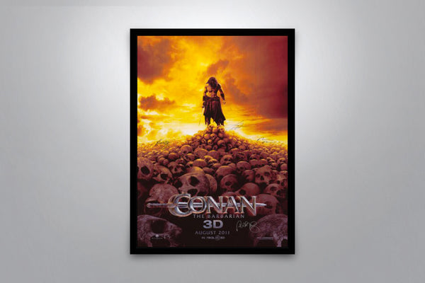 Conan The Barbarian Signed Poster with COA