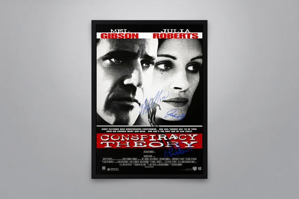 Conspiracy Theory Signed Poster with COA