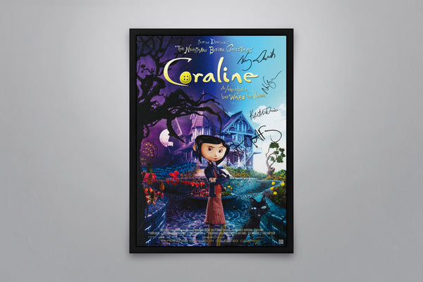Coraline Signed Poster with COA