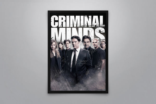 Criminal Minds Signed Poster with COA