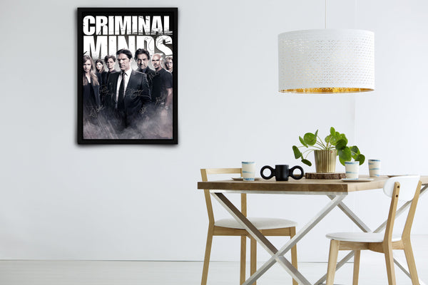 Criminal Minds Signed Poster with COA