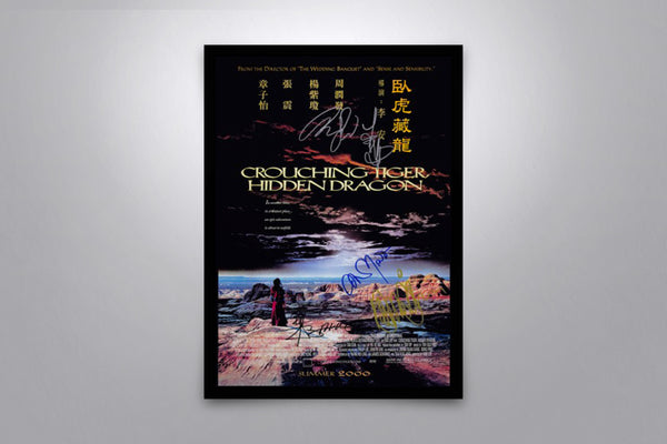Crouching Tiger, Hidden Dragon Signed Poster with COA