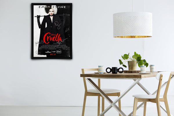 Cruella Signed Poster with COA