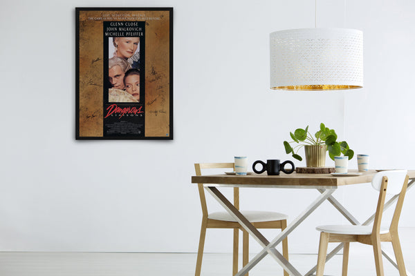 Dangerous Liaisons Signed Poster with COA
