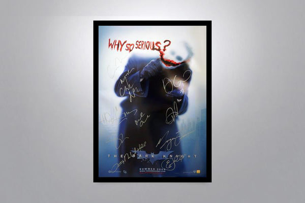 Batman: The Dark Knight Signed Poster with COA