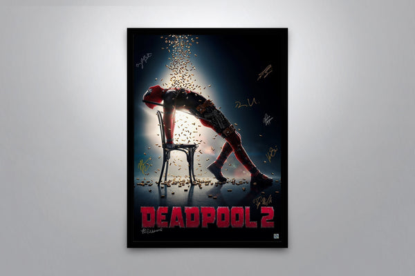 Deadpool 2 Signed Poster with COA