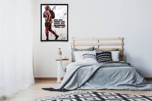 Deadpool Signed Poster with COA