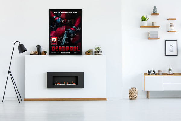 Deadpool Signed Poster with COA