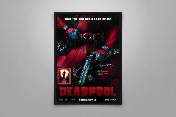 Deadpool Signed Poster with COA