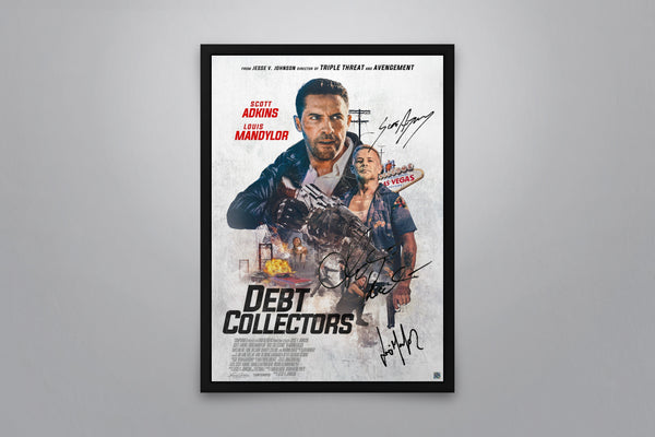 Debt Collectors Signed Poster with COA