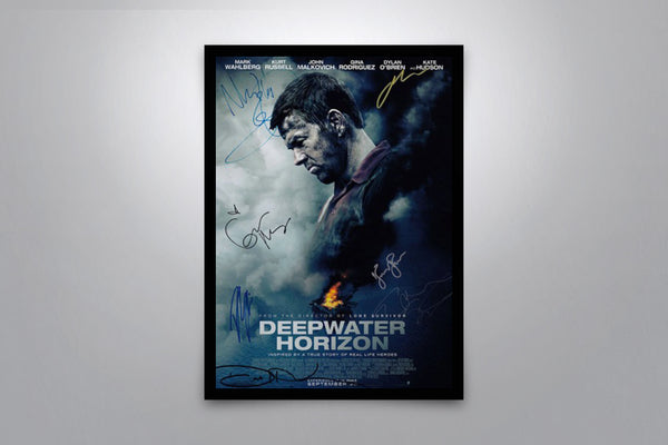 Deepwater Horizon Signed Poster with COA