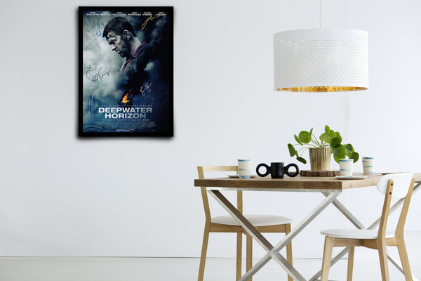 Deepwater Horizon Signed Poster with COA