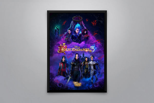 Descendants 3 Signed Poster with COA