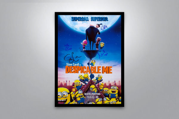 Despicable Me Signed Poster with COA