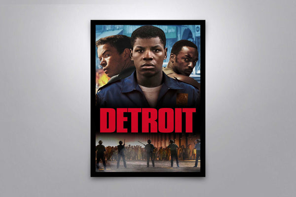 Detroit Signed Poster with COA