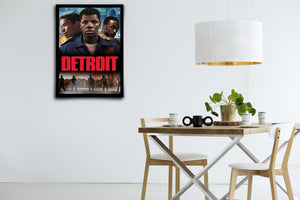 Detroit Signed Poster with COA
