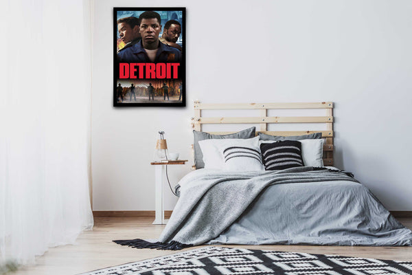 Detroit Signed Poster with COA