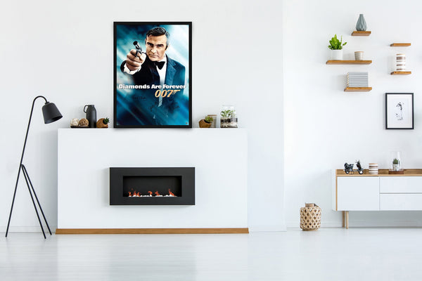 Diamonds Are Forever Signed Poster with COA