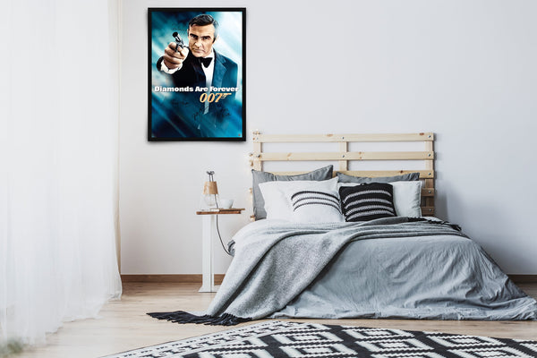 Diamonds Are Forever Signed Poster with COA