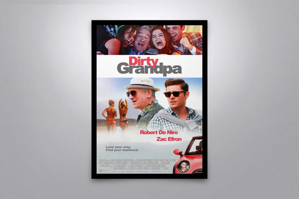 Dirty Grandpa Signed Poster with COA