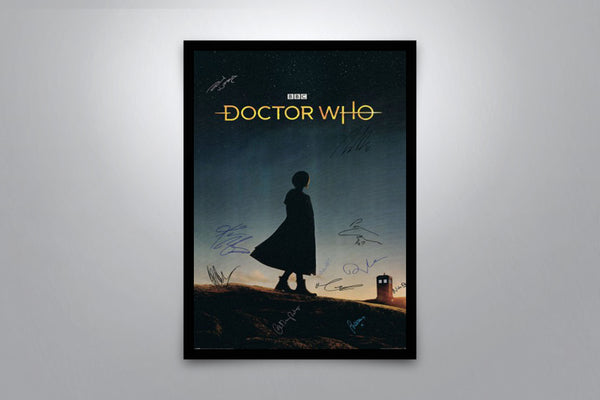 Doctor Who Signed Poster with COA