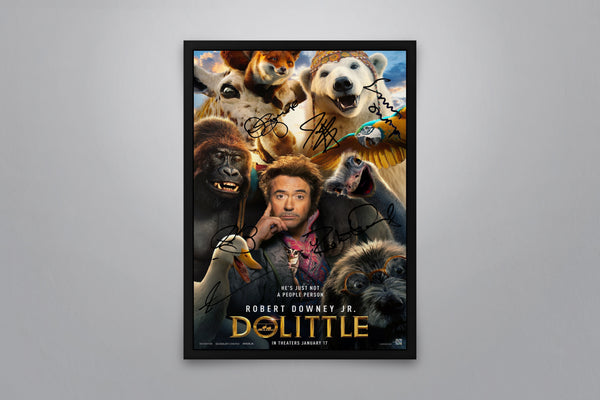 Dolittle Signed Poster with COA